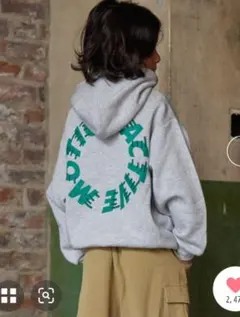 ペアマノン ストリート 裏起毛パーカー 130