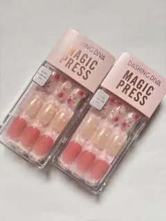 DASHING DIVA MAGIC PRESS ネイルチップ 2セット春