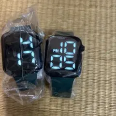スマートウォッチ　新品未使用　2つセット　緑色　バラ売りＯＫ！