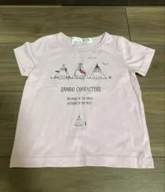 SANRIO キャラクター Tシャツ 90サイズ ピンクのサムネイル