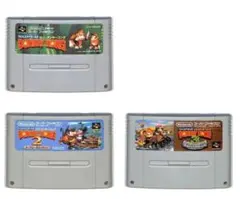 スーパーファミコン ドンキーコングシリーズ 3本セット