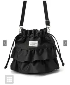 黒バック ショルダーバッグ