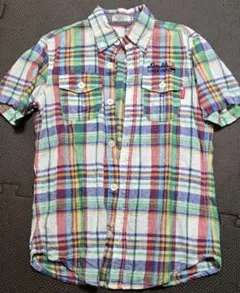 DOUBLE.B 半袖チェックシャツ 130サイズ