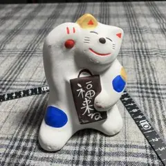 輪葉葉 工房 壁掛け 左手 工房輪葉葉 幸運 招き猫 壁掛け 左手