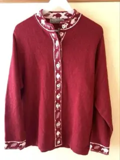 ラムウールカーディガン