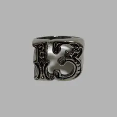 ナンバー13リング US8 シルバー 原宿ストリート