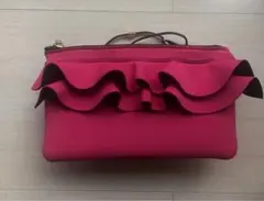 2way SAVE MY BAG ピンク ショルダーバッグ ポーチ　フリルのサムネイル