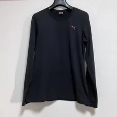 PUMA 黒 長袖 Tシャツ Lサイズ