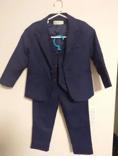 子供用セットアップスーツ ネイビー 120サイズ