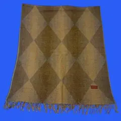 KENZO PARIS 大判マフラー　ストール　ブラウン総柄　長さ166cm