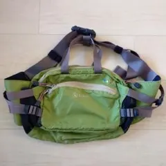 AIGLE 2wayボディバッグ ウエストポーチ　アウトドア　オリーブグリーン