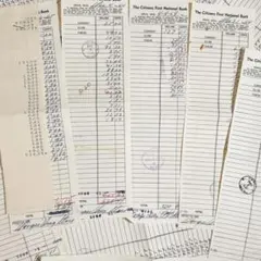 ヴィンテージ アメリカ 入金伝票 領収書 ランダム20グラムセット