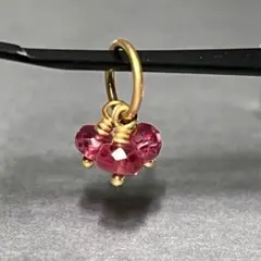 値下げ　Hariqua ハリックァ　アメジスト チャーム　k18 値下げ Hariqua ハリックァ アメジスト チャーム k18 Hariqua