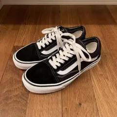 US 企画 VANS Old Skool ブラック スニーカー 24.5のサムネイル