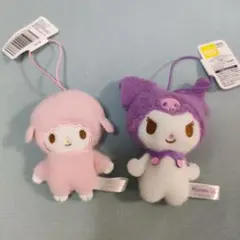 サンリオ ふわもこワッペンこれくしょんマスコット　マイスウィートピアノ　クロミ