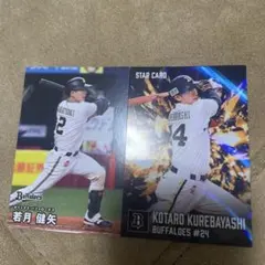 紅林弘太郎選手スターカード 若月選手　オリックスプロ野球チップス2026