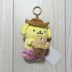 韓国限定 ポムポムプリン×カカオフレンズ ぬいぐるみキーホルダー