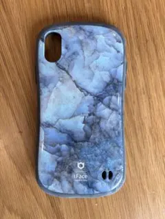 iPhoneX ケース　　iFace iPhone用ハードケース 青色大理石