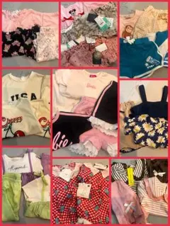 ❤︎ベビー　夏服セットアップ　Tシャツ　レイヤード　ボトムス　80.90サイズ❤︎