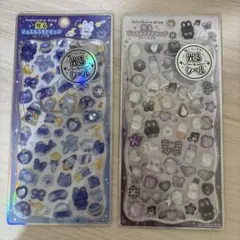 光るジュエルプチドロップ　ストーンつき　2種