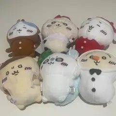 ちいかわ クリスマス ぬいぐるみ 6点セット ハチワレ うさぎ まとめ売り
