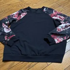 SHEIN フラワープリント 長袖Tシャツ M