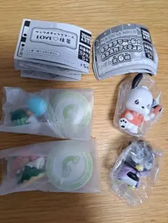 サンリオ　はぴだんぶい　ガチャガチャ　4体　まとめ売り