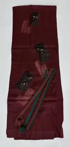 即買い可能　帯締め帯揚げセット　正絹　中古美品　　0312-8