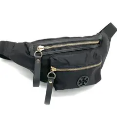 も*こ様 トリーバーチ ボディバッグ ナイロン ブラック クロスボディ　ウエスト