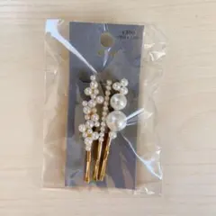 3coins ヘアピン 美品 真珠