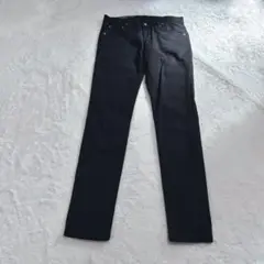 ダブルスタンダード パンツ コットン混 牛革パッチ 38 M