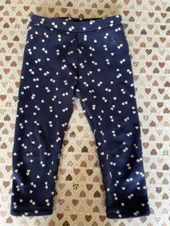 Baby GAPハート柄スパッツ　100cm フリース　暖かい