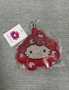 サンリオ　キティー　キティーちゃん　ミャクミャク　キラキラレザーマスコット　万博