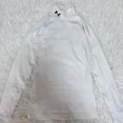 美品 アンダーアーマー ランニングウォーキングウェア 背面ビッグロゴ 長袖SM