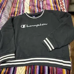 Champion ブラック 長袖カットソー 140