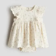 H&M Adorables ベビー ワンピース フリル 花柄　70cmのサムネイル
