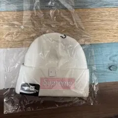 Supreme x New Era Box Logo Beanie White