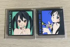 けいおん まねきねこ スクエア缶マグネット 2点