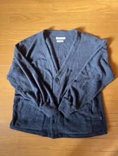 TURN ME ON両面パイルカーディガン 完売品（ネイビー）