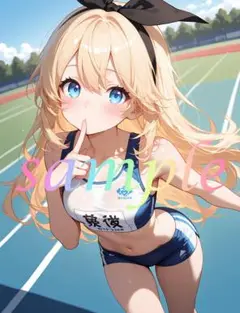 c916 かわいい イラスト アニメ A4ポスター