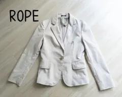 ROPE【9AT】ロペ テーラー ジャケット 日本製 ベージュ系