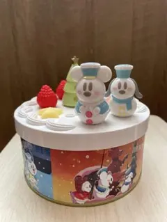 ディズニー お菓子の缶 クリスマス ミッキー プルートのサムネイル