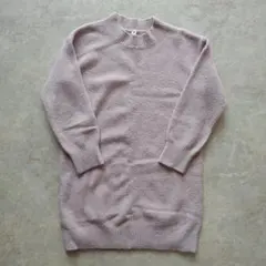 UNIQLO キッズ ニットワンピース ピンク 130