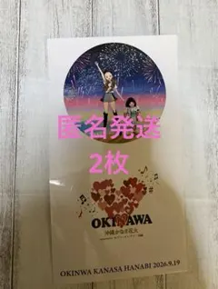 安室奈美恵　沖縄かなさ花火 ステッカー 2枚