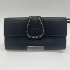 GIVENCHY ジバンシー 長財布 ブラック レザー スタッズ ロゴのサムネイル