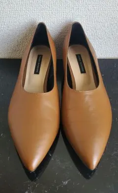 【未使用】FABIO RUSCONI ファビオルスコーニ パンプス ブラウン