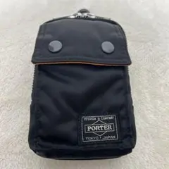 美品　PORTER ポーター　タンカー　ブラック　ポーチ　ケース