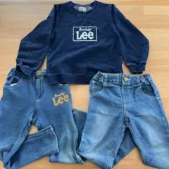 バディリーBuddyLee トレーナー120 デニムパンツ、デニム風パンツ110