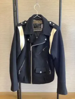 Schott × STUSSY メルトン ダブルライダースジャケット　サイズ36 Schott × STUSSY メルトン ダブルライダースジャケット サイズ36