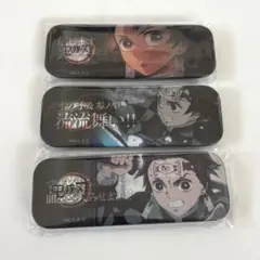 鬼滅の刃 ダイニング お楽しみくじ 炭治郎 ロング缶バッジ　第二期　３点セット